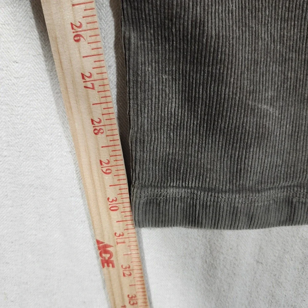 The North Face Cliff Rock Crag Pant Mens 38 Gray Corduroy Relaxed Straight Leg